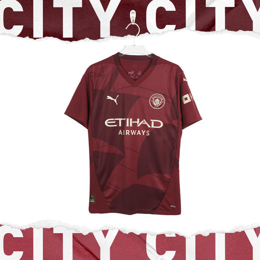 小李子PUMA彪马24/25赛季曼城第二客场球迷版球衣短袖成人男775201 03 商品图1