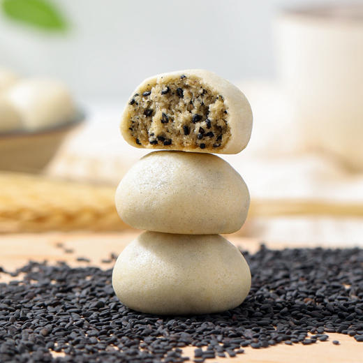 【一口酥脆！咸香椒盐小烧饼】经典小馒头造型 精致圆巧个头均匀，皮薄脆 馅酥松！芝麻香味浓郁 越嚼越香，早餐代餐传统零食小吃独立包装糕点Y 商品图1