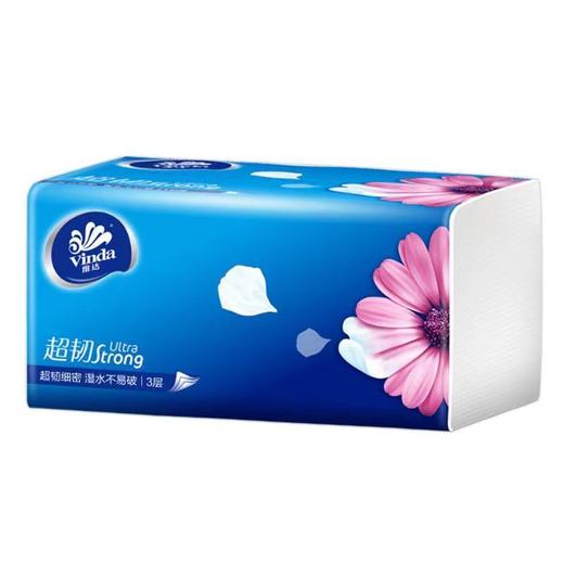 【维达超韧大升级 湿水不易破】维达抽纸家用 家庭装24包100抽 抽取面巾纸 餐巾纸巾 婴儿软抽卫生纸-QQ 商品图4