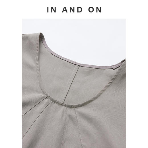 54586  IN AND ON  玫瑰故事 莱赛尔亚麻背心连衣裙 商品图4