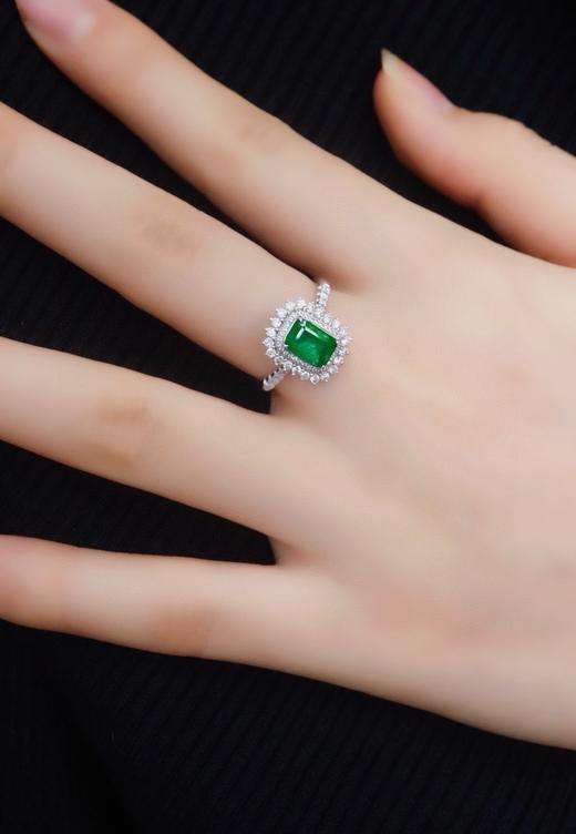 1ct 祖母绿戒指 商品图4