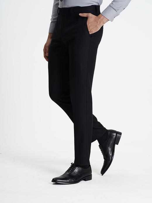 callisto黑色绵羊毛西裤 商品图3