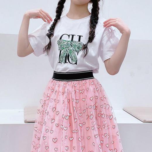 CHCH祈祈设计感清新活力女童纯棉T恤CN1G4B001 商品图5