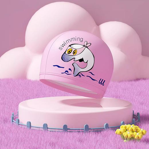 【潮趣适泳 玩转水上世界】佑游儿童硅胶游泳帽 男童女童长发防水 护耳不勒头 可爱泳帽 游泳装备-QQ 商品图6