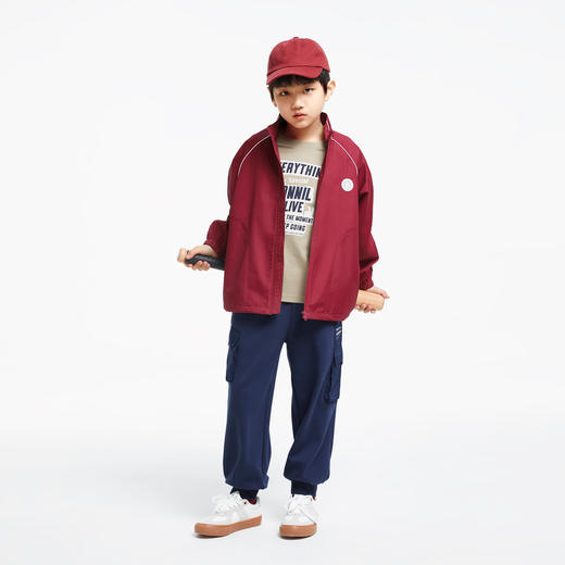 【5A级抗菌】男童工装酷感灯笼裤新款安奈儿童装实体店同款AB436548 商品图3