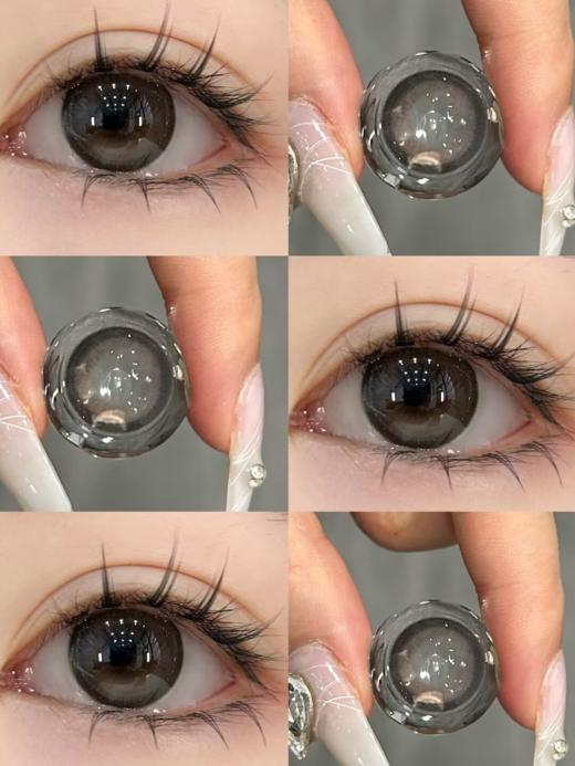 Jellydoll 月抛 波光粼粼/一缕晚霞/蓝莓奶冻 14.2mm 黑灰/棕巧/蓝紫 拍下即为一副两片 商品图2