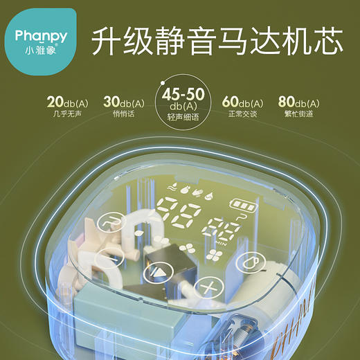 小雅象奕舒三代双边吸奶器电动母乳全自动吸乳挤奶器孕产妇拔奶器 商品图2
