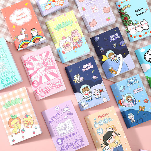 【9.9抢10本❗️可爱卡通小本子】笔记简约迷你口袋记事本软面抄幼儿园小学生奖品小礼物开学季六一儿童节新年礼盒年货礼盒 商品图3