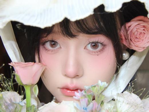 Jellydoll 月抛 樱花泪/冰玉蓝 14.2mm 拍下即为一副两片 商品图1