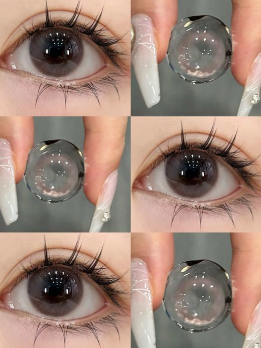 Jellydoll 月抛 樱花泪/冰玉蓝 14.2mm 拍下即为一副两片 商品图3