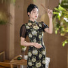 改良日常国风长款，修身新中式旗袍XL-1052 商品缩略图2