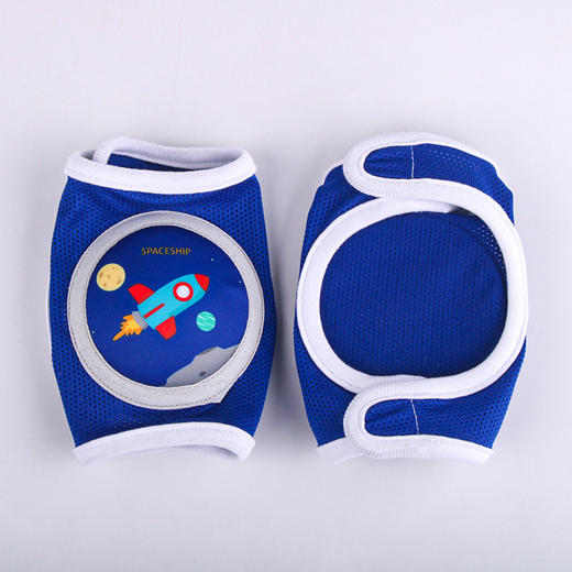 【松紧可调 安全防护！】儿童运动护膝护肘套装婴儿宝宝学步爬行防滑袜套骑行防护护具 商品图2
