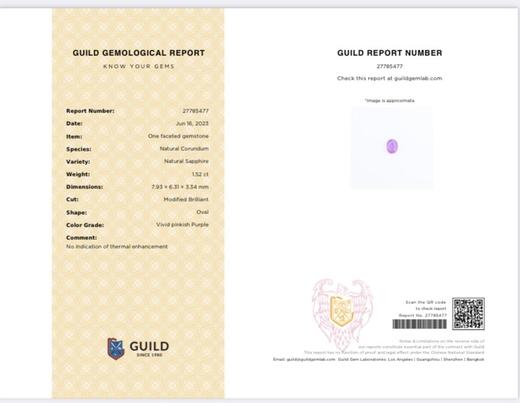 1.52ct 4.16g 蓝宝石戒指 商品图5