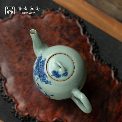 问鼎鼎青青花美人肩壶（百禄长青）（缺货） 商品图1