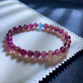 12.9g 6.8mm 碧玺手链