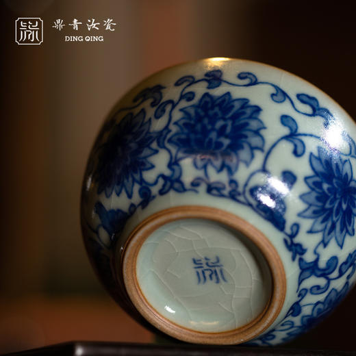 问鼎鼎青青花轻寒杯(万寿福延）（缺货） 商品图4