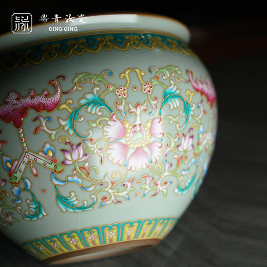 问鼎鼎青系列笔洗（珐琅彩）（缺货） 商品图5