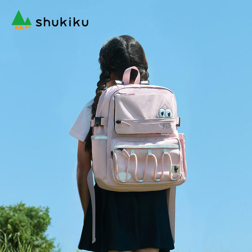 shukiku 儿童双肩包 趣看看 粉色 商品图1