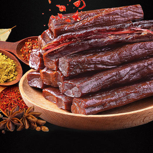 0添加剂6成干内蒙牛肉干草原肉类零食香辣原味手撕风干牛肉干正宗内蒙古牛肉干休闲零食 商品图1