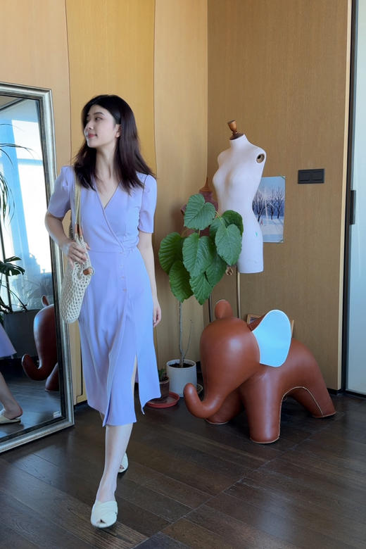 噢蜜ooomeooo早秋小黑裙一年穿四季经典款 商品图2