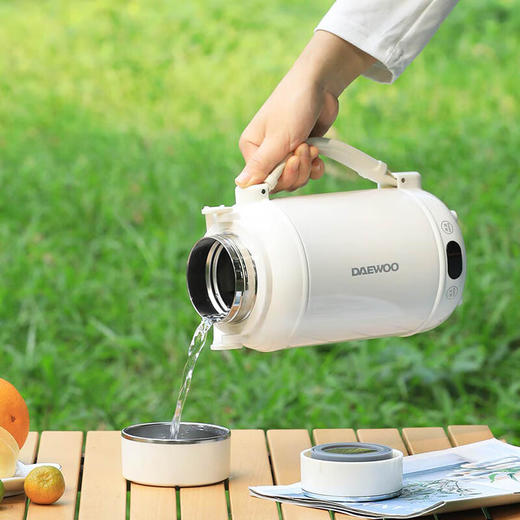 大宇（DAEWOO） 便携式迷你烧水杯家用旅行泡茶电热水杯DYSH-BX12 DYSH-BX12科洛白 1.2L 商品图3