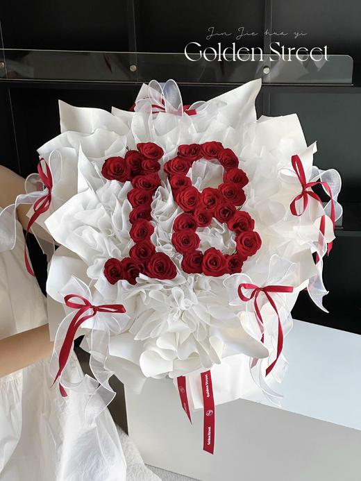 【爆款支架】蝴蝶支架月亮支架/ 永远18岁/爱心花束神器(1包3套) 商品图8