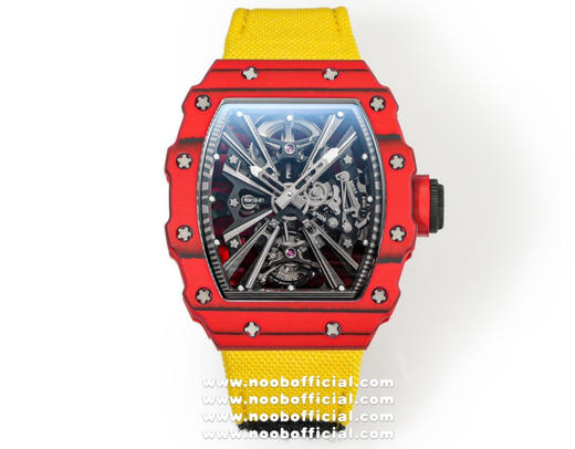 🔥私人定制版纯进口Ntpt碳纤维材质🔥
【理查米尔】RM12-01 一体陀飞轮腕表，材质均为碳纤维与石英纤维材质表壳，分别三种颜色款式：纯黑碳纤维、碳纤维+红色石英纤维、碳纤维+白色石英纤维 商品图14