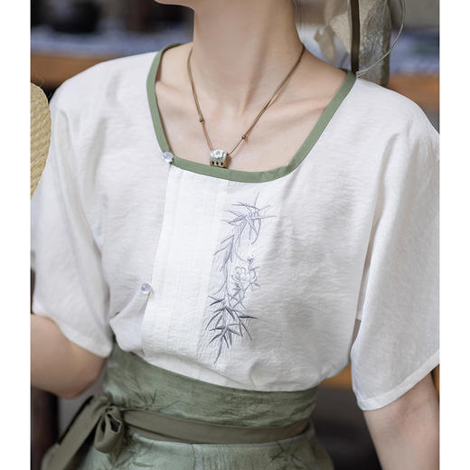 裁缝学苑AQ330 古法裁剪唐褙子小衫纸样改良汉服女连肩袖上衣版型 商品图4