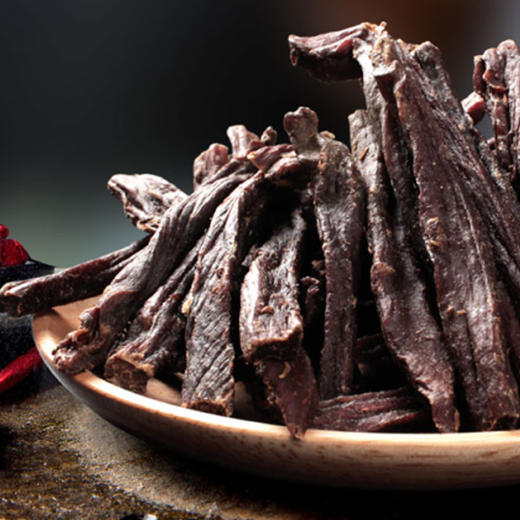 超干牛肉干内蒙古手撕风干肉干特产熟食耗牛干香辣零食250g 商品图2