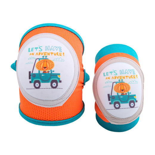 【松紧可调 安全防护！】儿童运动护膝护肘套装婴儿宝宝学步爬行防滑袜套骑行防护护具 商品图4