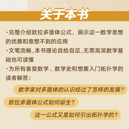 欧拉的宝石 从多面体公式到拓扑学的诞生 欧拉多面体公式 商品图3