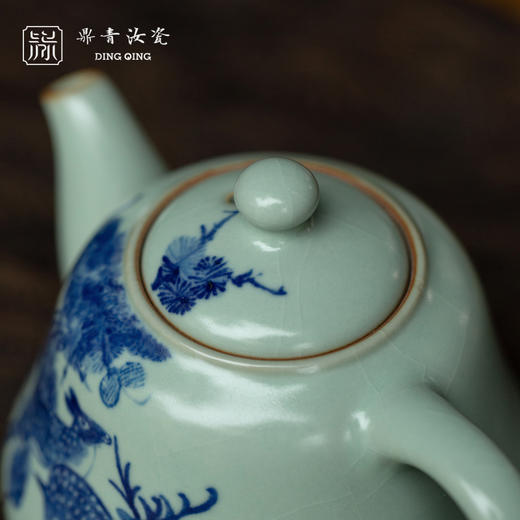 问鼎鼎青青花瓜蔓壶（百禄长青）（缺货） 商品图1