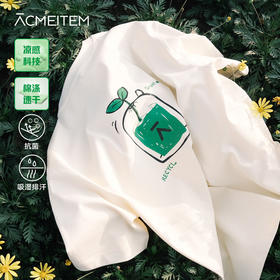 【出游季特惠】ACMEITEM爱棵米 夏速干短袖男女户外休闲跑步宽松印花T恤上衣情侣GAF3440148E