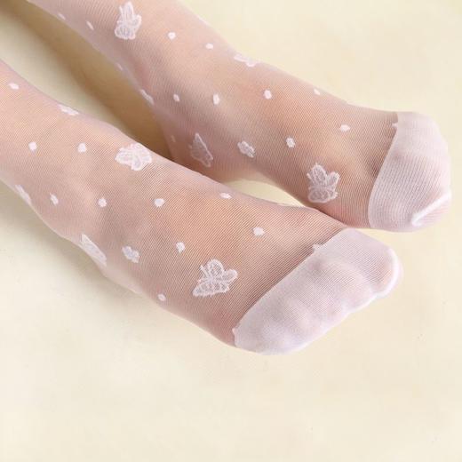 【多色可选！】女童中筒丝袜薄款过膝袜时尚潮流白色学生长筒袜表演袜防蚊袜 商品图1