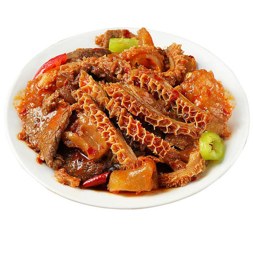 全牛锅纯牛杂熟牛肚牛杂碎牛腩卤牛筋牛肉筋头巴脑即食真空250g 商品图4