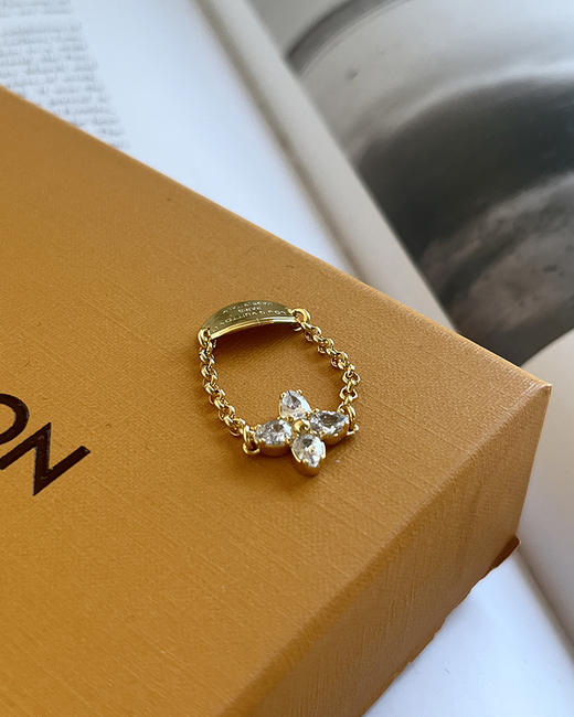 现货 THS 7.27-无 驴家 新款字母老花三合一戒指 CU1216 商品图5