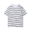 T1503新款时尚印染条纹男士T恤潮流百搭休闲上衣宽松复古小众T恤 商品缩略图1