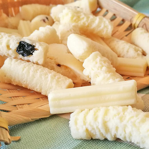 内蒙古奶酪牛奶条 儿童奶制品零食奶疙瘩原味 内蒙古特产休闲零食 商品图1