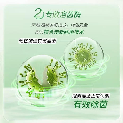 立白卫仕除菌洗衣液（雨林茶花）2000g 商品图1
