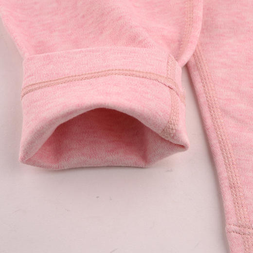棉果果秋季新品内衣有机棉纱5A抗菌女童80-130码套头套装M321302224501 商品图5