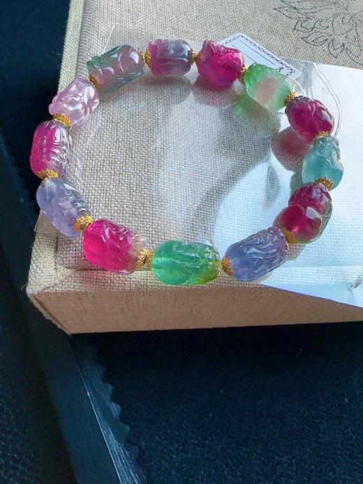 24.2g 雕刻碧玺手链 商品图2