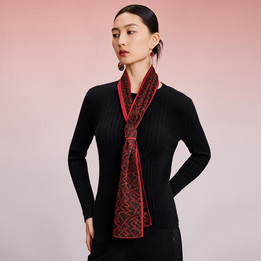 TANGY Collection天意精品2024秋季新品中国风女士围巾 商品图2