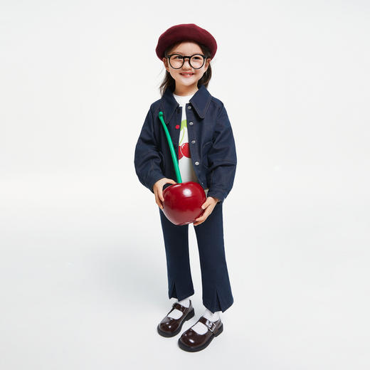 女童防褪色牛仔外套新款安奈儿童装实体店同款XG435547 商品图3