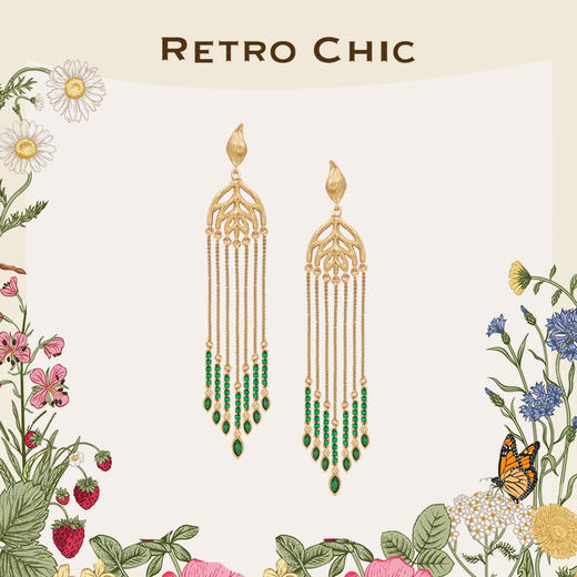 【刘孜同款】Garden of Eden 伊甸园系列 | 生命之树耳环 商品图0