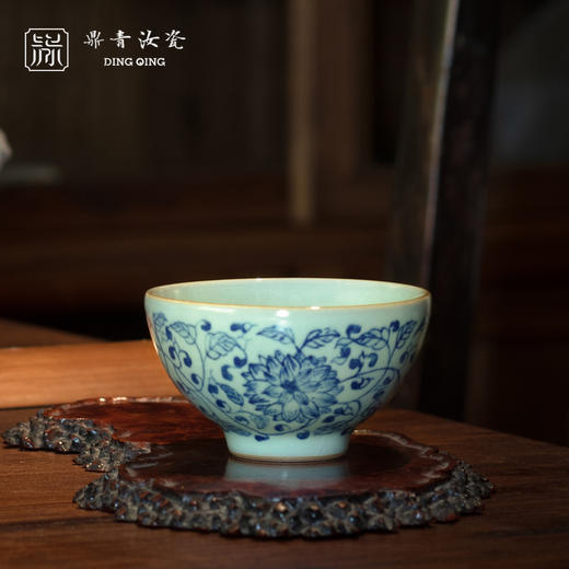 问鼎鼎青青花束罗杯（万寿福延）（缺货） 商品图0