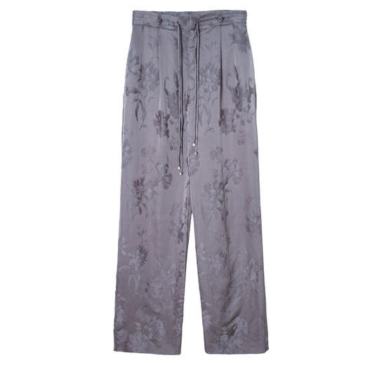 西嘉西嘉/ 飒美气质B入 新中式青果领时髦复古提花西装外套女套装西裤 商品图5