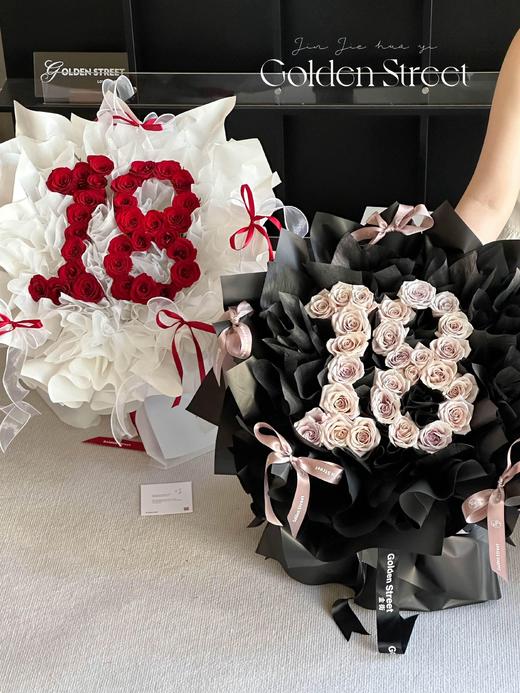 【爆款支架】蝴蝶支架月亮支架/ 永远18岁/爱心花束神器(1包3套) 商品图6