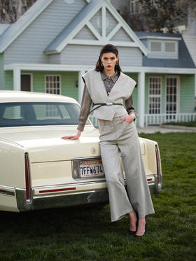 SAFICOO 时尚休闲 包容舒适 直筒阔腿裤