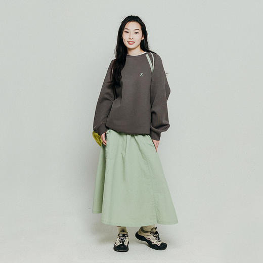 【十一破价福利】ACMEITEM爱棵米 秋季户外情侣空气层卫衣圆领套头宽松卫衣男女GAF3310807E 商品图3