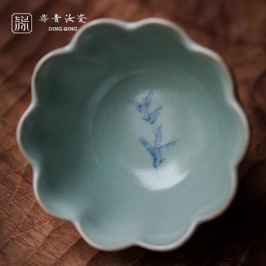 问鼎鼎青青花菡萏杯（鹤报平安）（缺货） 商品图3